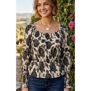 NWT Do & Be peplum blouse
